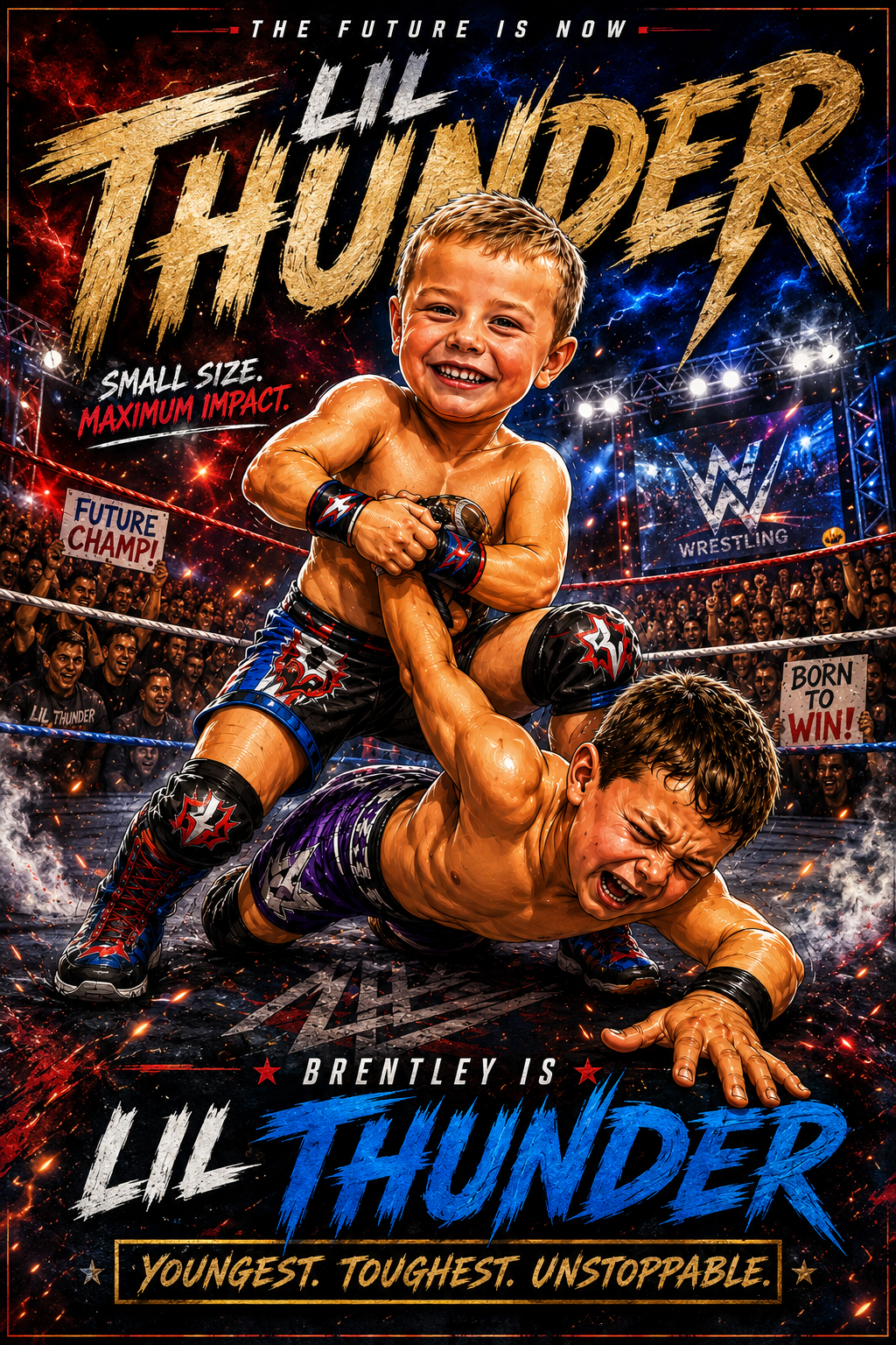 Custom Family Movie Poster or Cinematic Fantasy Portrait