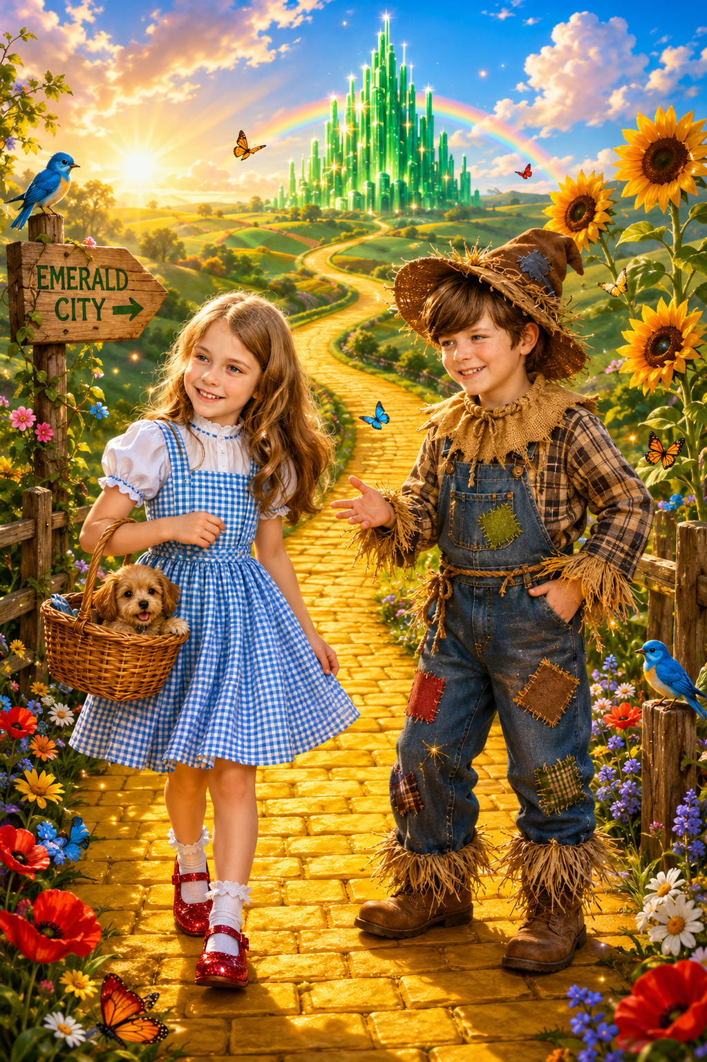Custom Family Movie Poster or Cinematic Fantasy Portrait