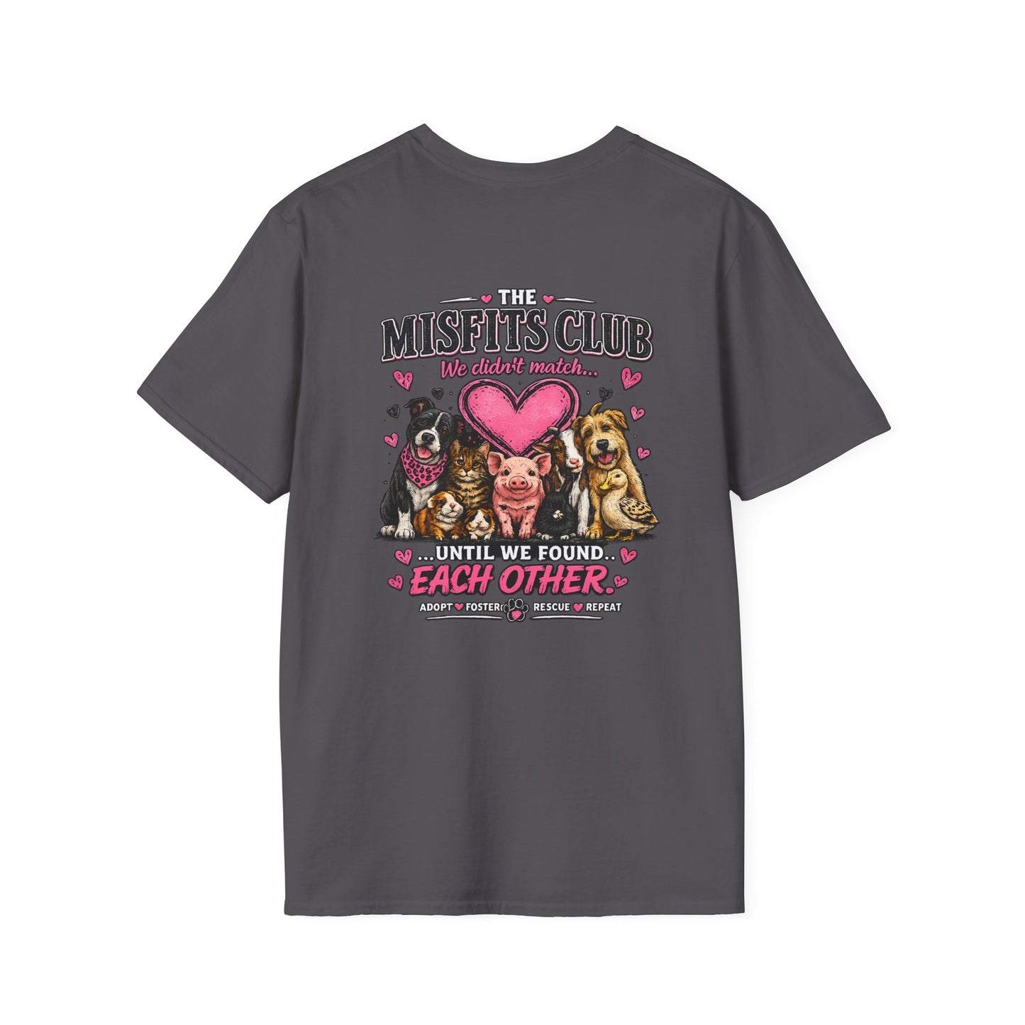 Heart Paw T-Shirt — Cute Pink Pet Love Tee