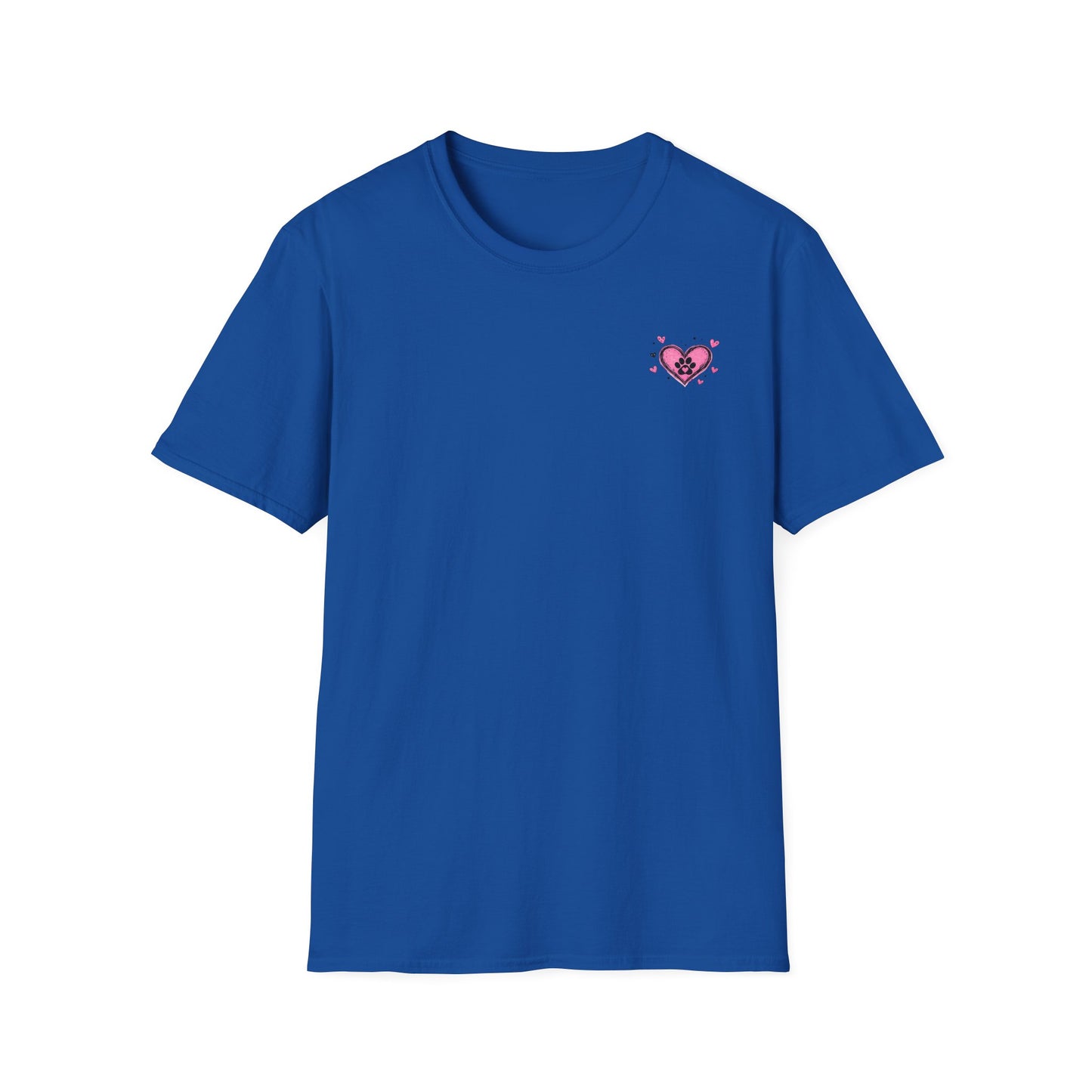 Heart Paw T-Shirt — Cute Pink Pet Love Tee