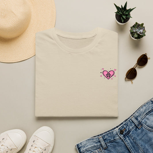 Heart Paw T-Shirt — Cute Pink Pet Love Tee