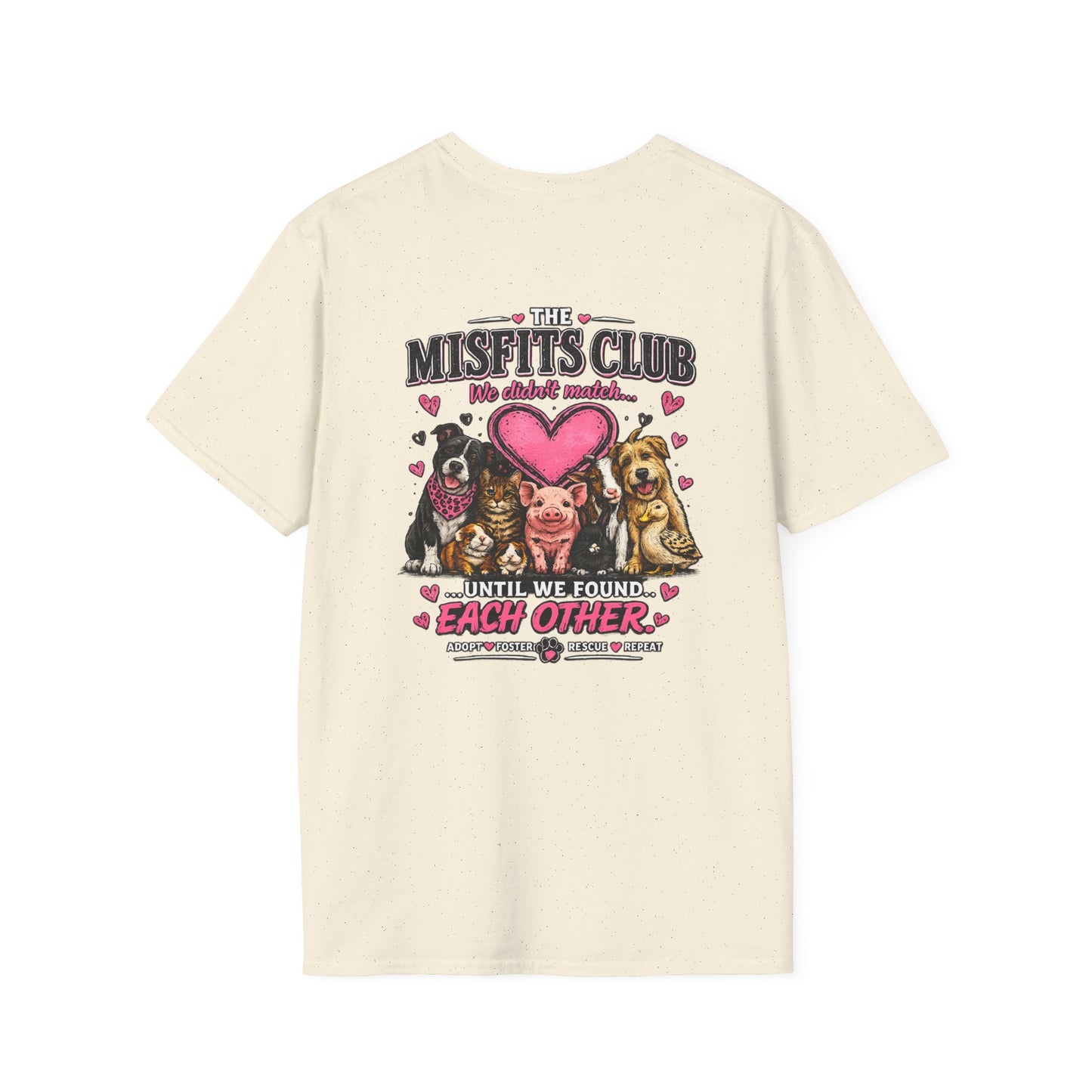 Heart Paw T-Shirt — Cute Pink Pet Love Tee