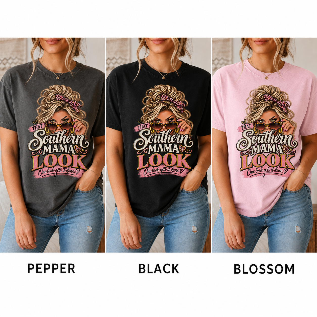 That Southern Mama Look Comfort Colors Tee | Funny Southern Mom Shirt