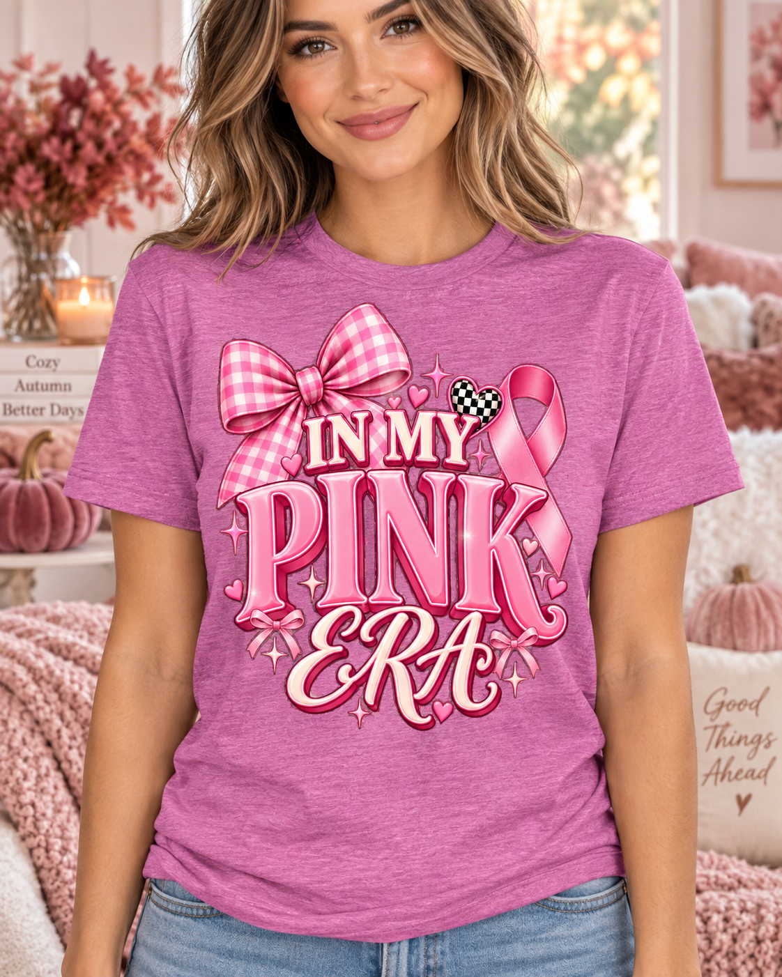 Pink Ribbon Breast Cancer Awareness Shirt | Choose Your Design