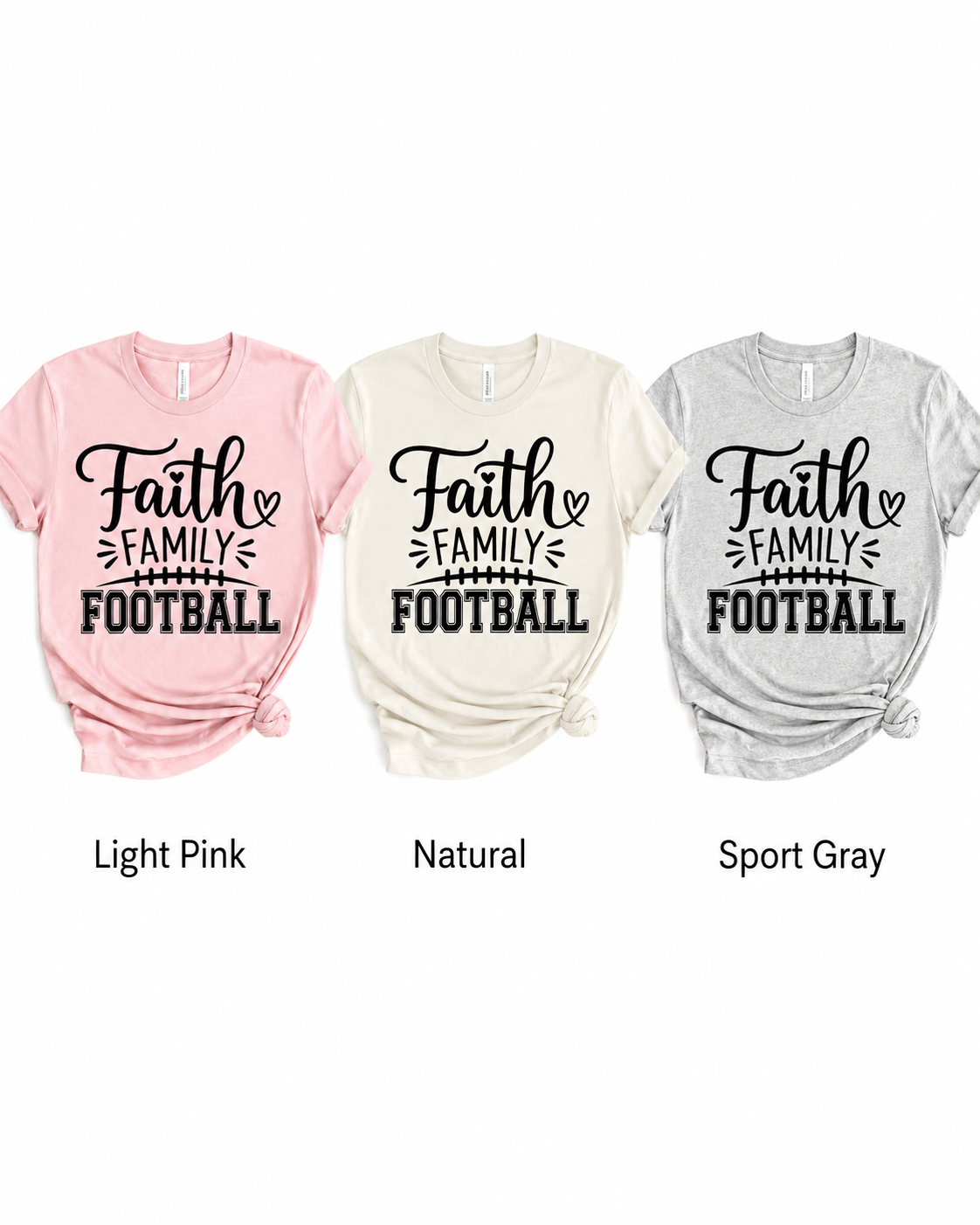Faith Family Football Shirt