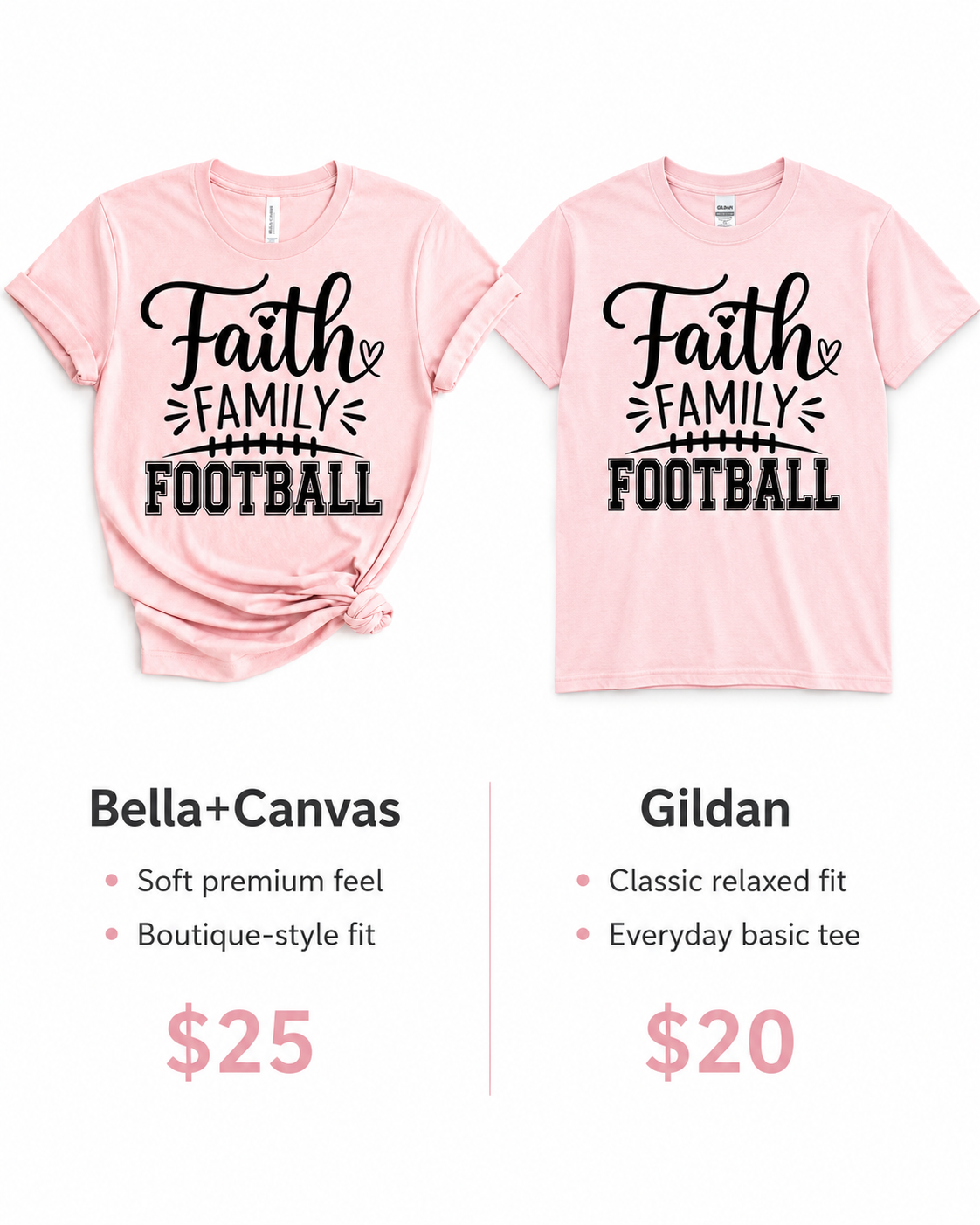 Faith Family Football Shirt