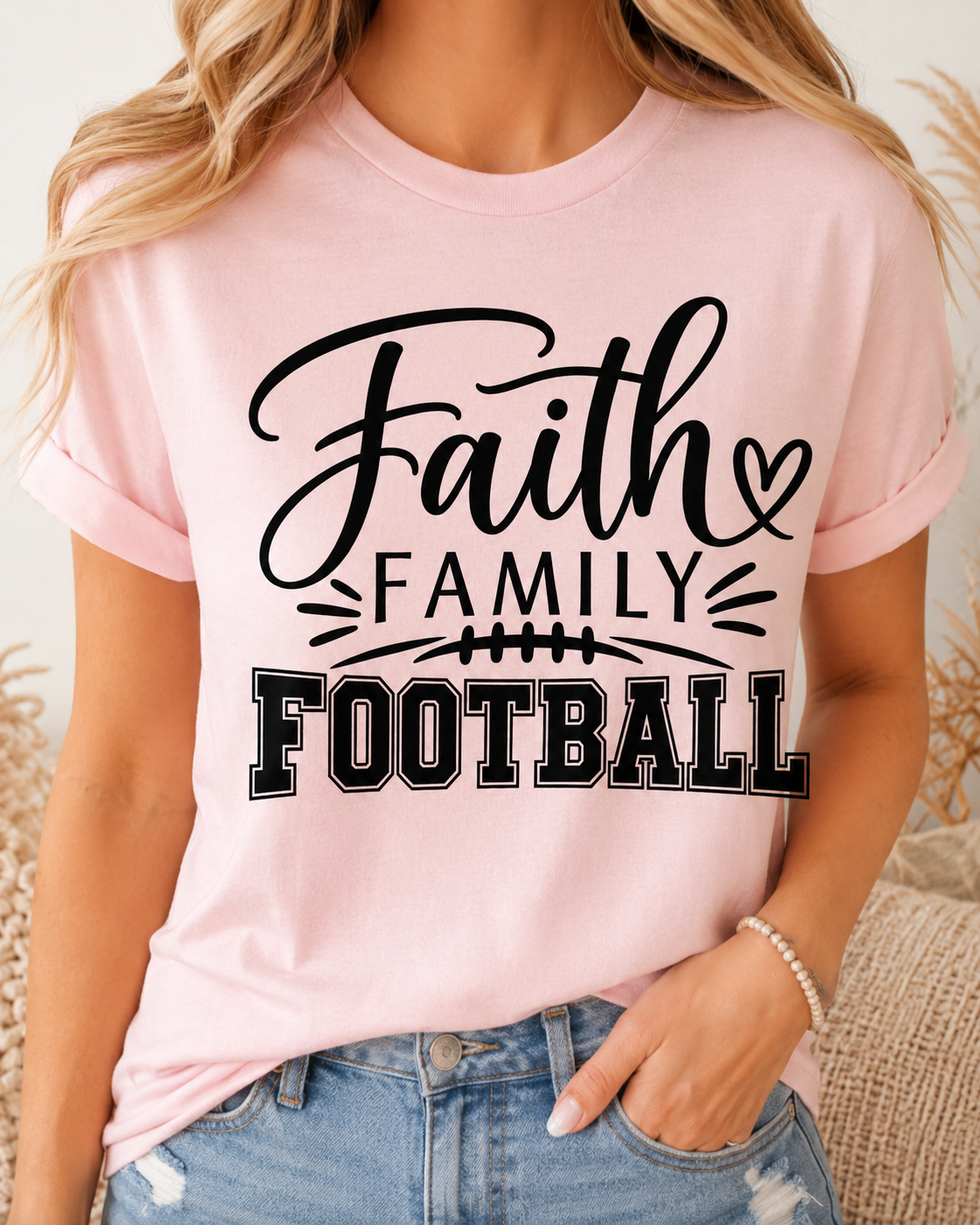 Faith Family Football Shirt