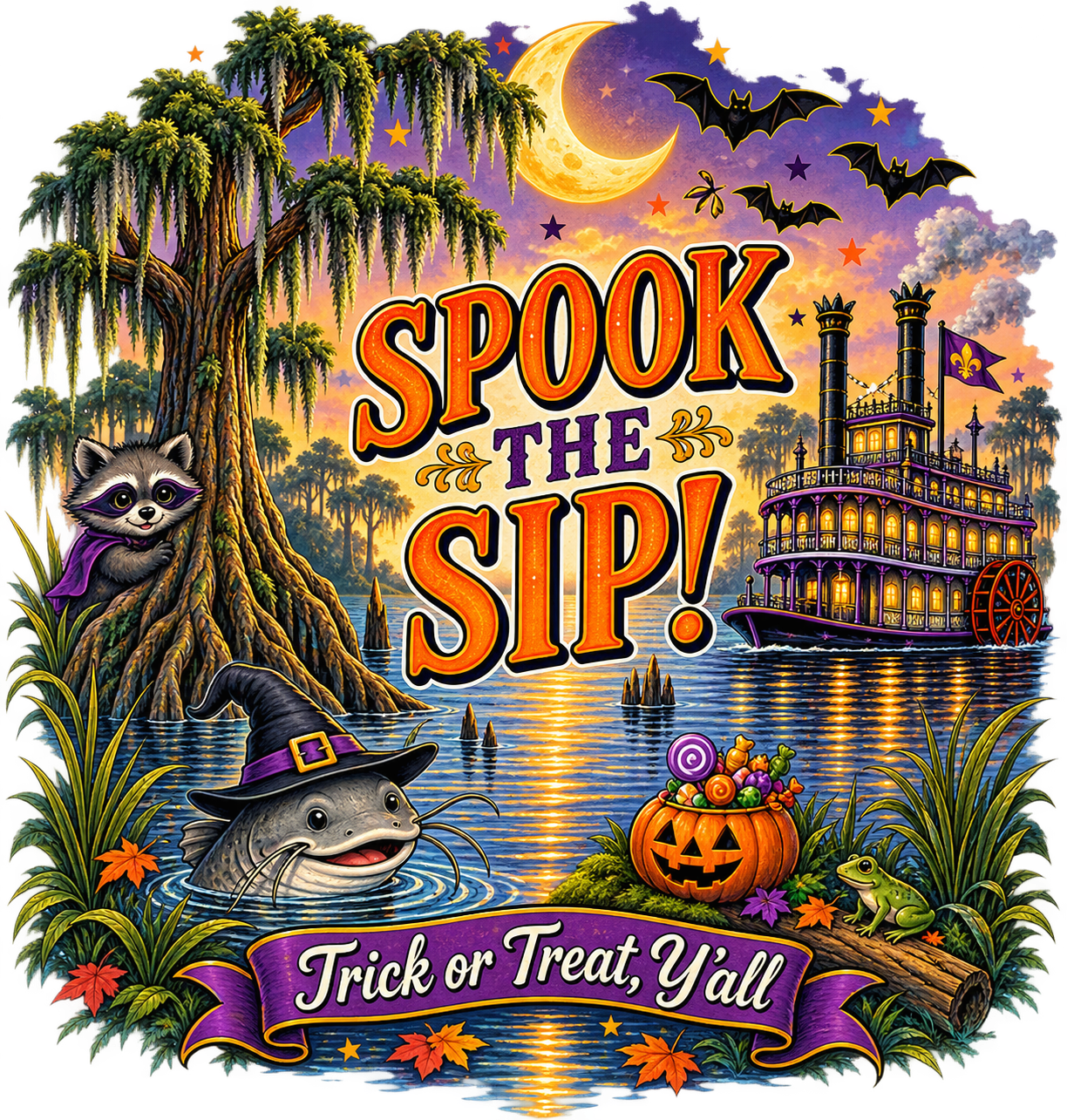 Spook the Sip Halloween Tote Bag