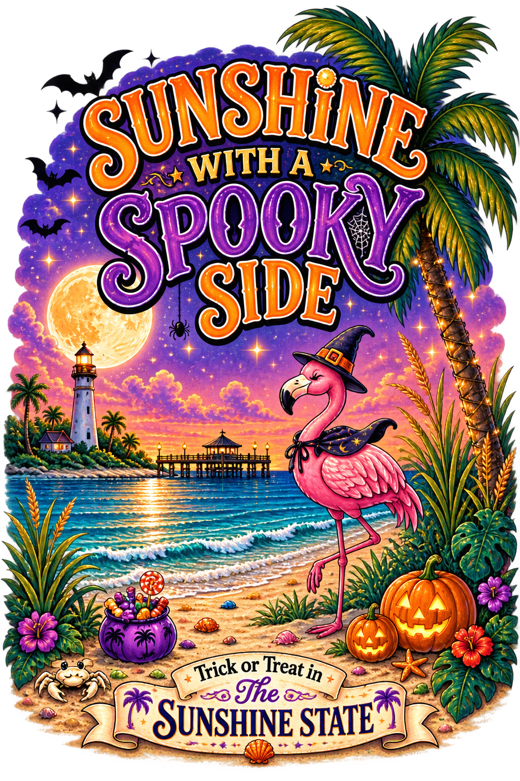 Sunshine With a Spooky Side Tote Bag