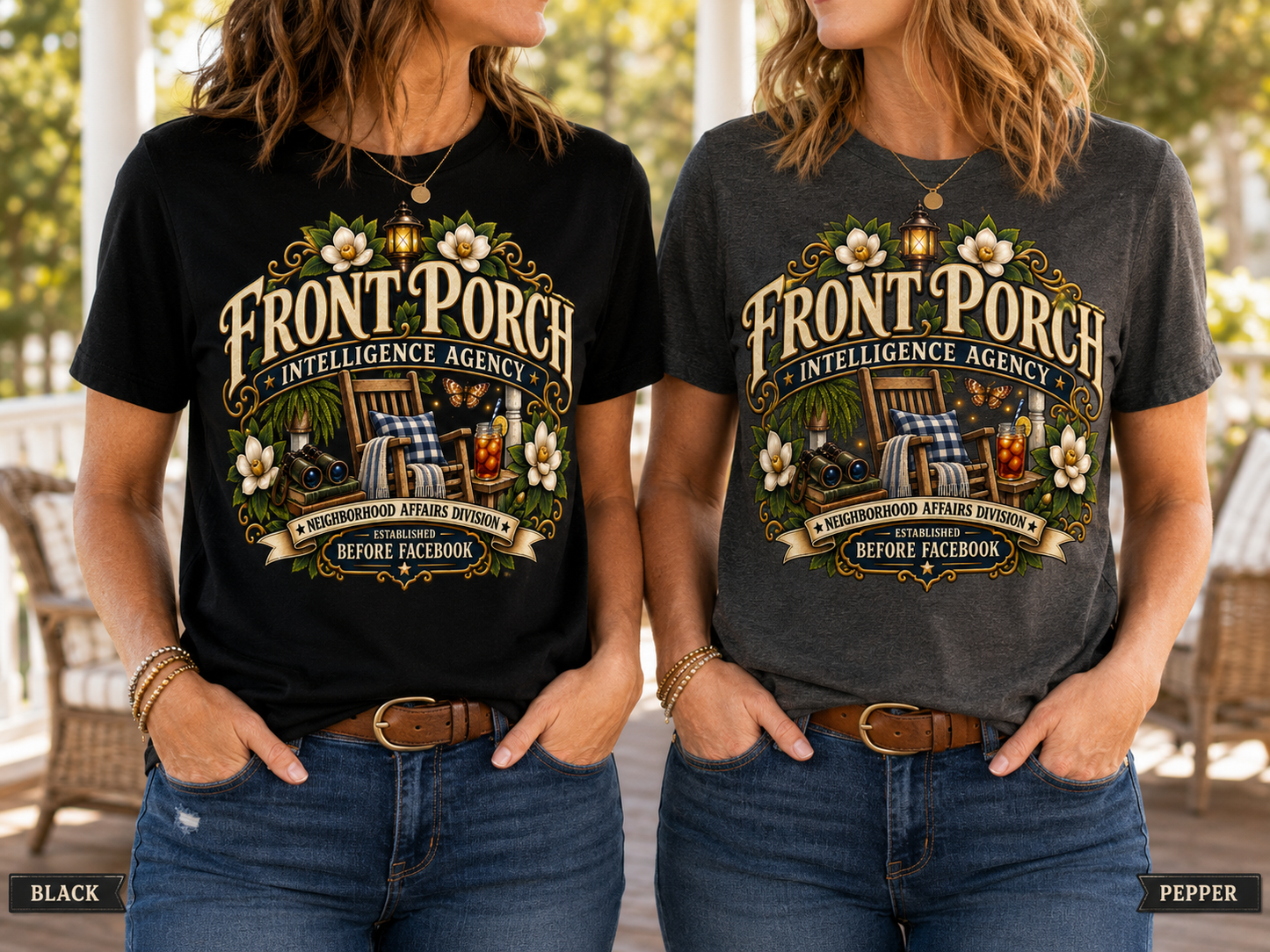 Front Porch Intelligence Agency Comfort Colors Tee