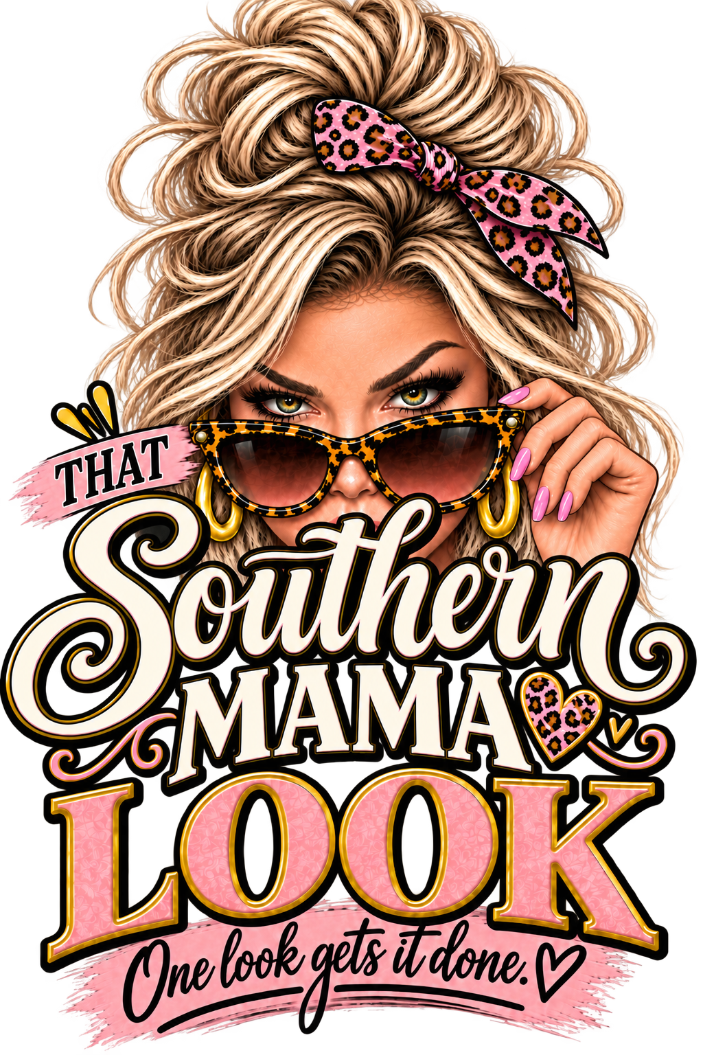 That Southern Mama Look Comfort Colors Tee | Funny Southern Mom Shirt