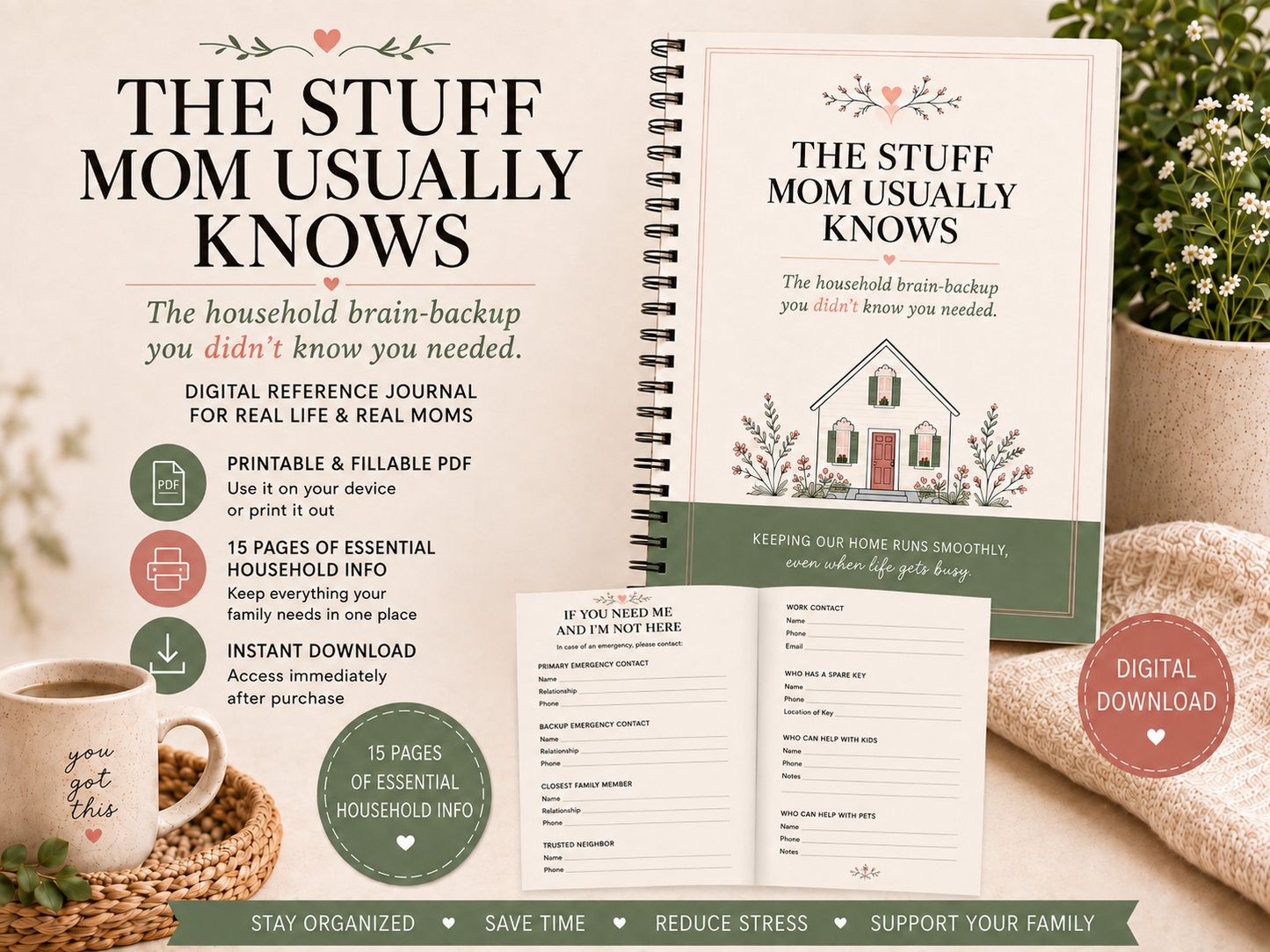 The Stuff Mom Usually Knows — Household Reference Journal