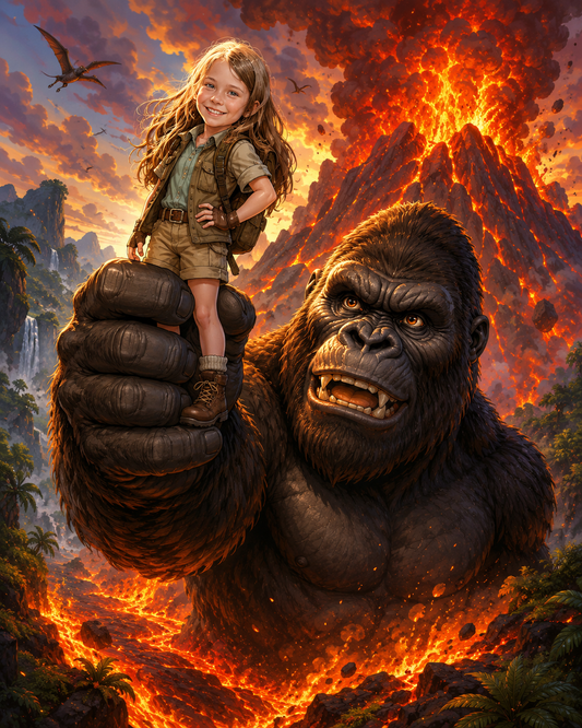 Custom Family Movie Poster or Cinematic Fantasy Portrait