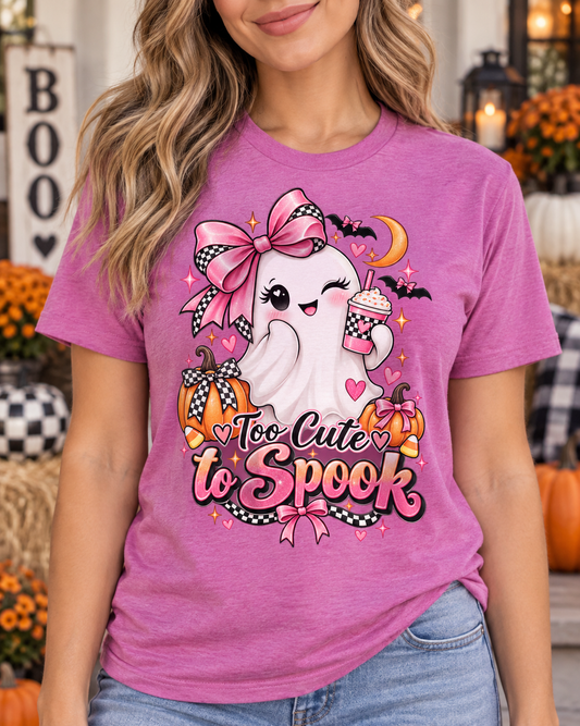 Pink Bow Halloween Gildan Shirt | Choose Your Design