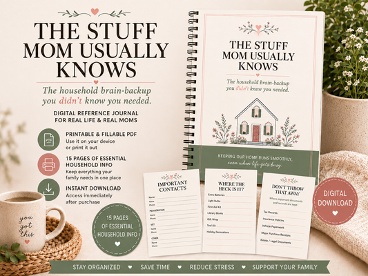 The Stuff Mom Usually Knows — Household Reference Journal
