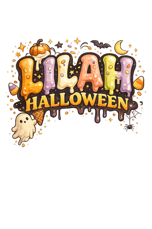 Personalized Halloween Canvas Tote Bag